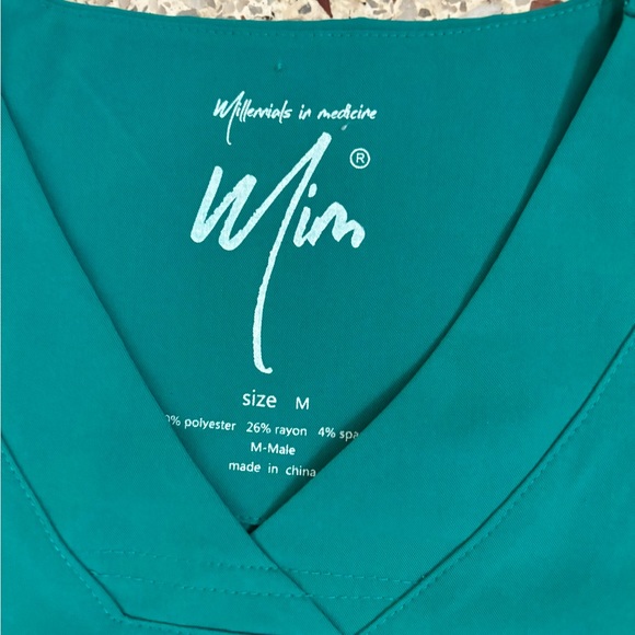 Millennials in medicine Mims  scrub set medium teal - Picture 4 of 16